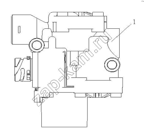 Схема/чертеж: Valve / HOWO ZZ3327N3647C-N2WA