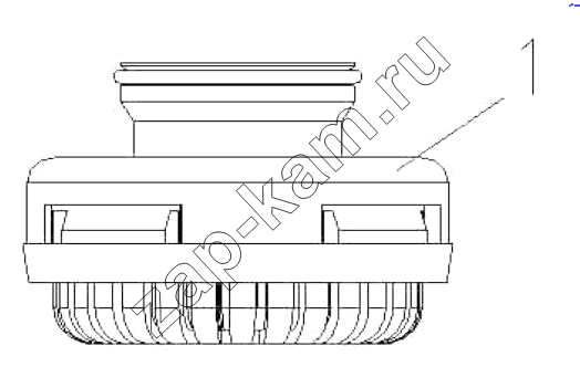 Схема/чертеж: Silencer / HOWO ZZ3327N3647C-N2WA