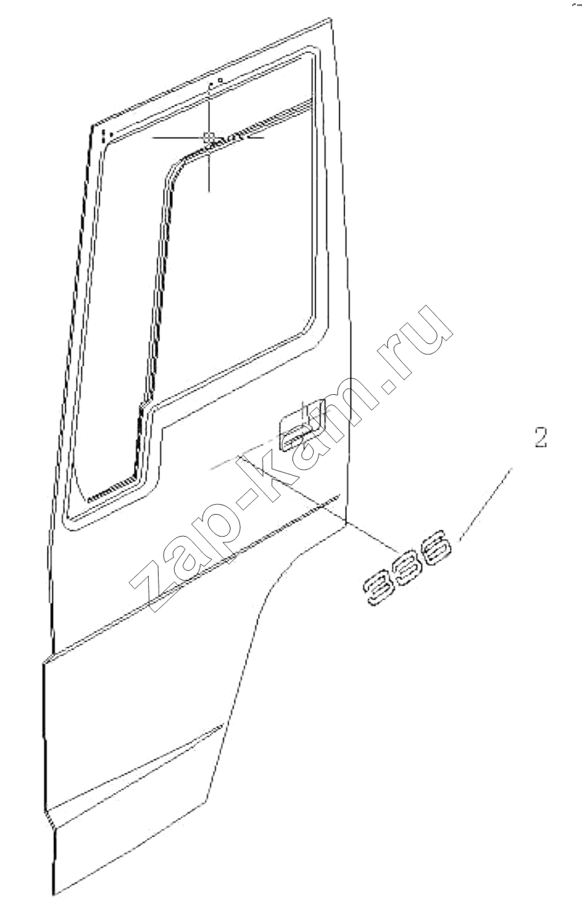 Схема/чертеж: The sign of the engine power / HOWO ZZ3327N3647C-N2WA