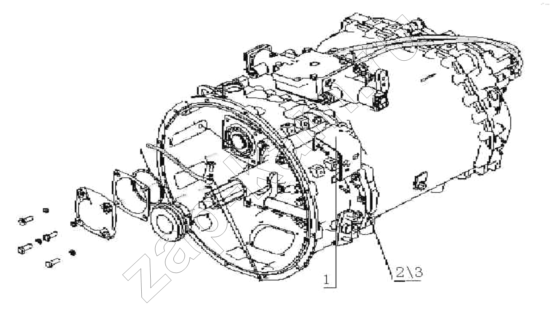 Схема/чертеж: Shifting Accessories / HOWO ZZ3327N3647C-N2WA
