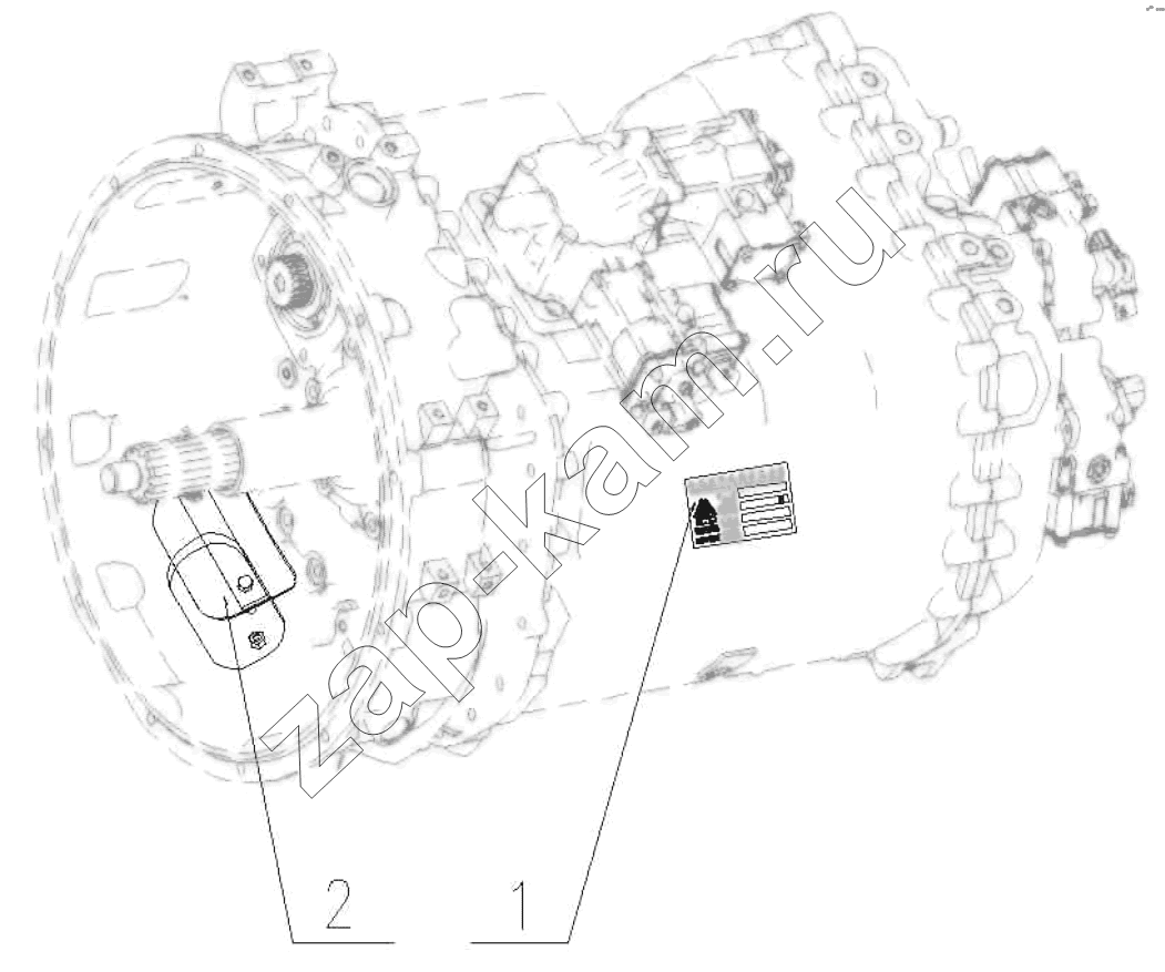 Схема/чертеж: Sign components / HOWO ZZ3327N3647C-N2WA