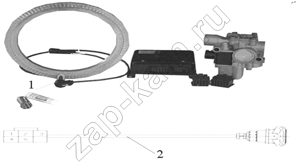 Схема/чертеж: ABS electrical / HOWO ZZ4257N3247N1B_A7_D12_380