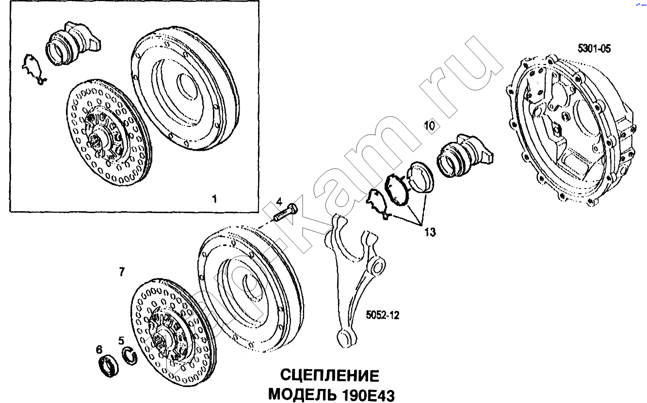 Схема/чертеж: Сцепление / IVECO EuroTech CURSOR