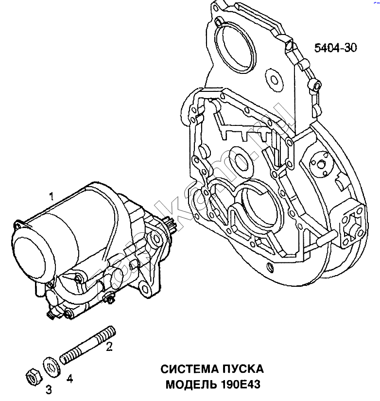 Схема/чертеж: Система пуска / IVECO EuroTech CURSOR