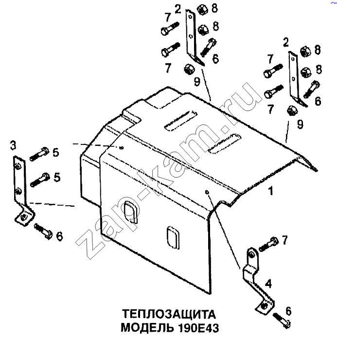 Схема/чертеж: Теплозащита / IVECO EuroTech CURSOR