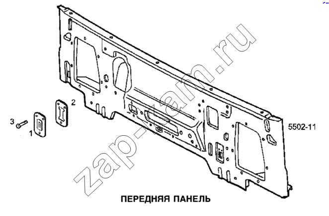 Схема/чертеж: Передняя панель / IVECO Stralis