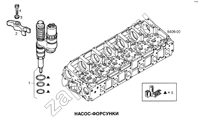 Схема/чертеж: Насос-форсунки / IVECO Stralis