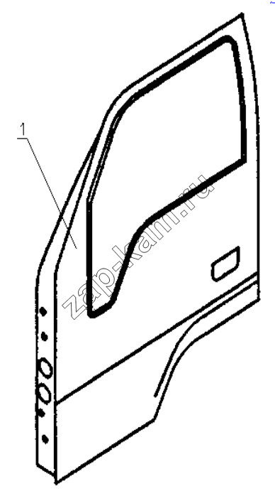 Схема/чертеж: 6100E0 Door equipment / JAC Motors HFC 1020K-D134