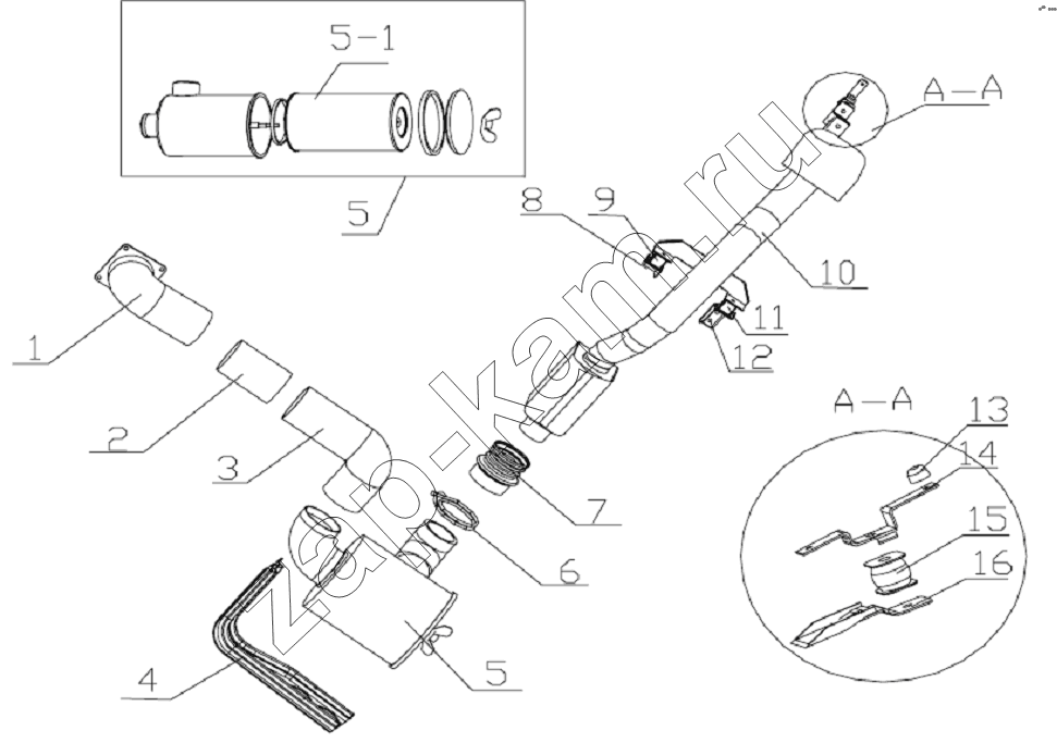 Схема/чертеж: 1109DF4JC Air-cleaner equipment / JAC Motors HFC 1020K-D126