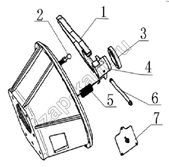 Схема/чертеж: 1602D4 Clutch controlling equipment / JAC Motors HFC 1020K-D126