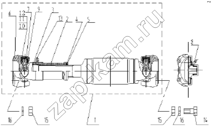 Схема/чертеж: Transmission equipment / JAC Motors HFC 1020K-D126