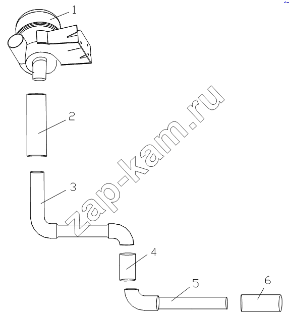 Схема/чертеж: 1109D200 Air-cleaner equipment / JAC Motors HFC 1020KR-D127