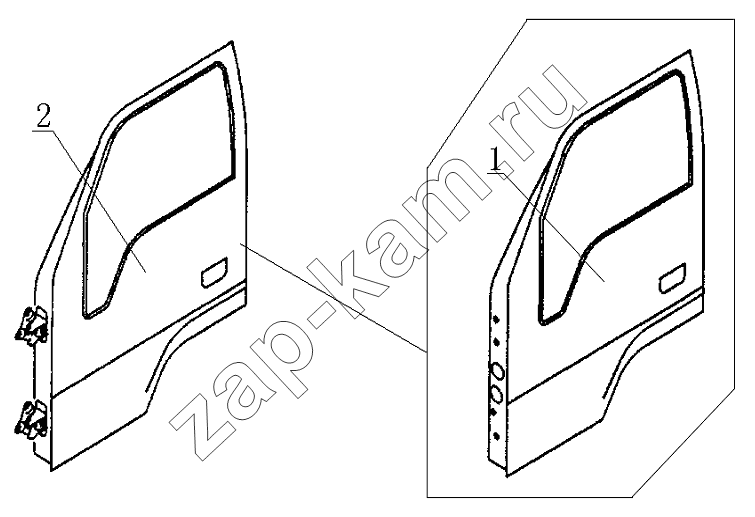Схема/чертеж: 6100E0 Door unit / JAC Motors HFC 1020KR-D127