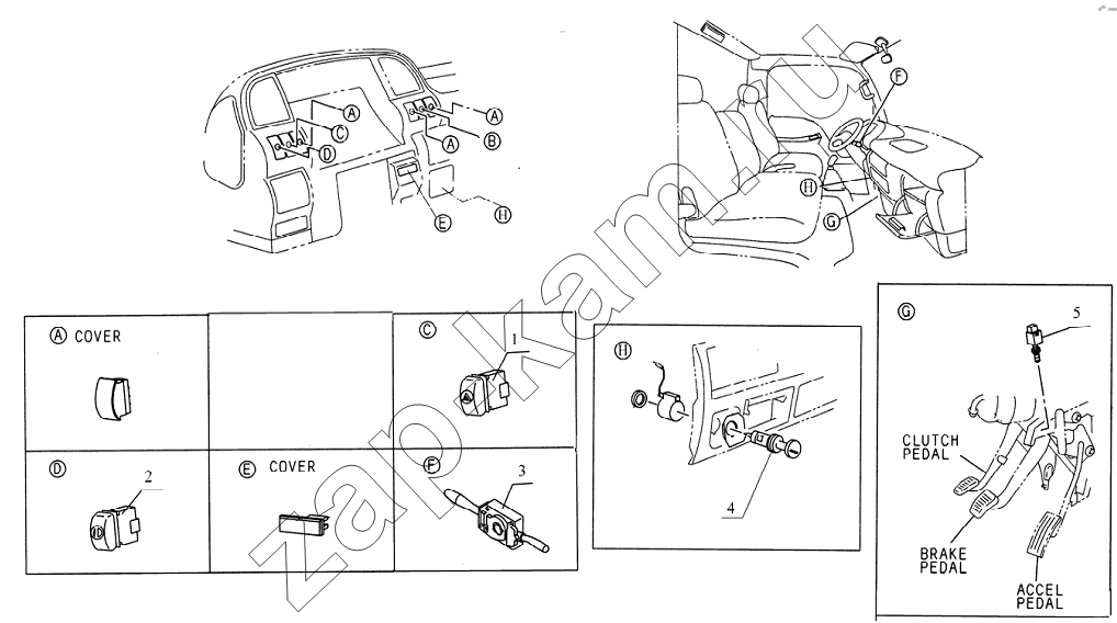 Схема/чертеж: 37D2003 Electric equipment / JAC Motors HFC 1020KR-D127