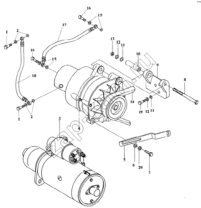 Схема/чертеж: Electrical system / JAC Motors HFC 1020KR-D127