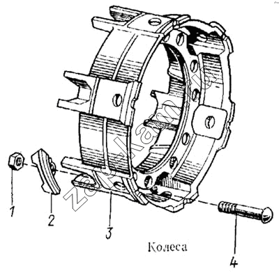 Схема/чертеж: Колеса / КамАЗ 5315