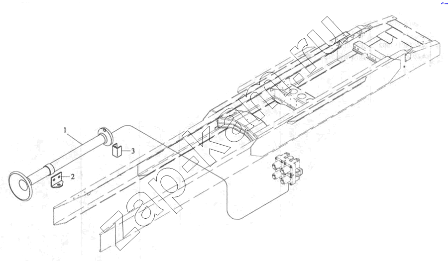 Схема/чертеж: Воздушный сигнал / Shaanxi MAN-F2000 (SX3254JS384)