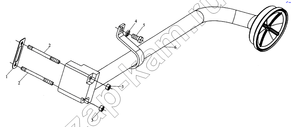 Схема/чертеж: M3400-1010000A OiL STRAiNER / Shaanxi MAN-F2000 (SX3254JS384)