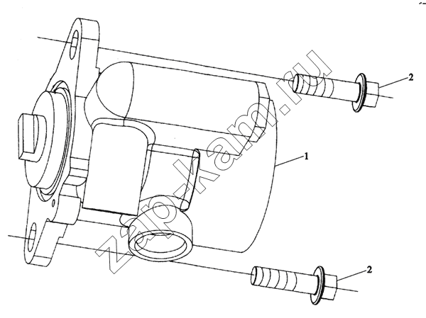 Схема/чертеж: M3400-3407000 HUDRAULiC PUMP / Shaanxi MAN-F2000 (SX3254JS384)