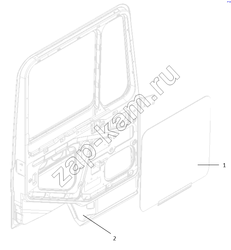 Схема/чертеж: DOOR AND DOOR GLASS / Shaanxi Shacman SX3255DR385