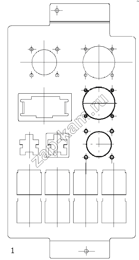 Схема/чертеж: DIAGNOSTIC INTERFACE DEVICE BOARD / Shaanxi Shacman SX3255DR385