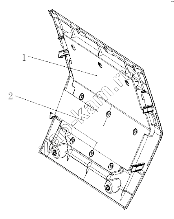 Схема/чертеж: ELECTRIC PANEL SCUTCHEON / Shaanxi Shacman SX3255DR385