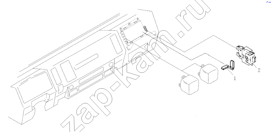 Схема/чертеж: RELAY, FUSE / Shaanxi Shacman SX3255DR385