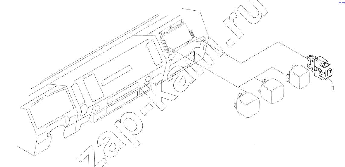 Схема/чертеж: RELAY, FUSE / Shaanxi Shacman SX3255DR385