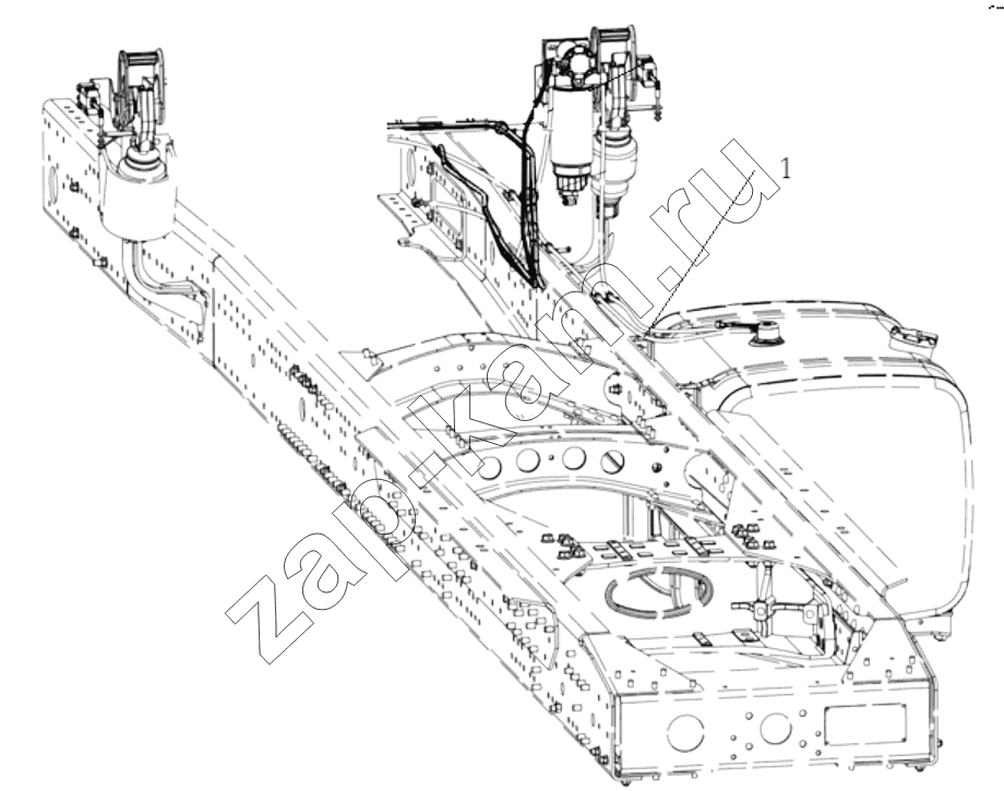 Схема/чертеж: CHASSIS APPLIANCES / COLD AREA / Shaanxi Shacman SX3255DR385