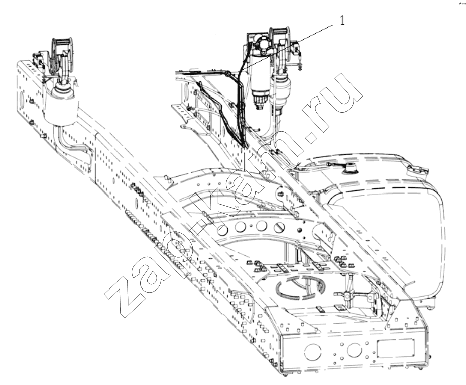 Схема/чертеж: CHASSIS APPLIANCES / COLD AREA / Shaanxi Shacman SX3255DR385