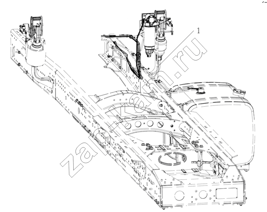 Схема/чертеж: CHASSIS APPLIANCES / COLD AREA / Shaanxi Shacman SX3255DR385