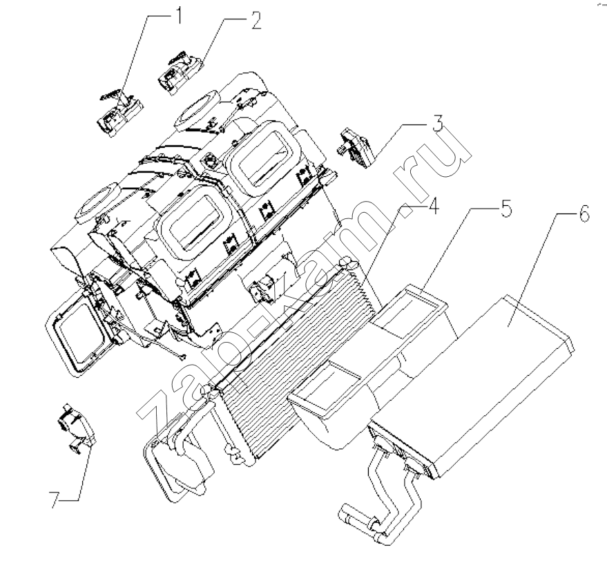 Схема/чертеж: AIR SYSTEM / Shaanxi Shacman SX3255DR385