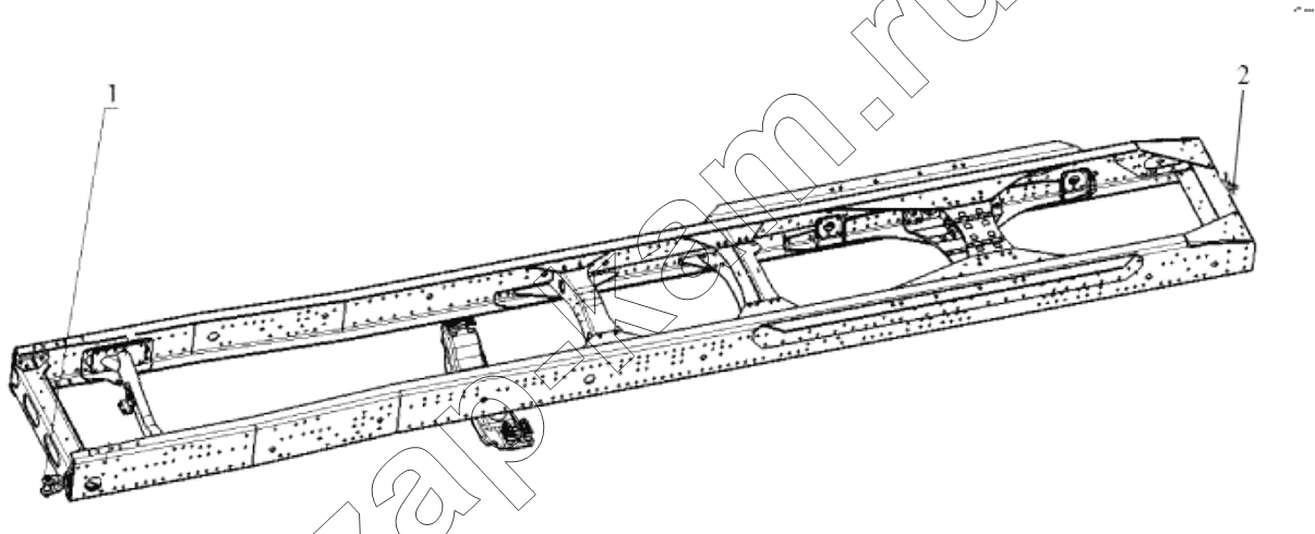 Схема/чертеж: DRAW GEAR / Shaanxi Shacman SX3255DR385