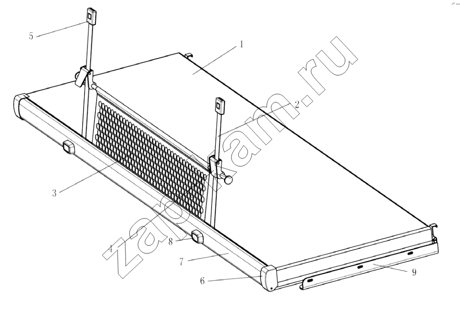 Схема/чертеж: UPPER BERTH / Shaanxi Shacman SX3255DR385