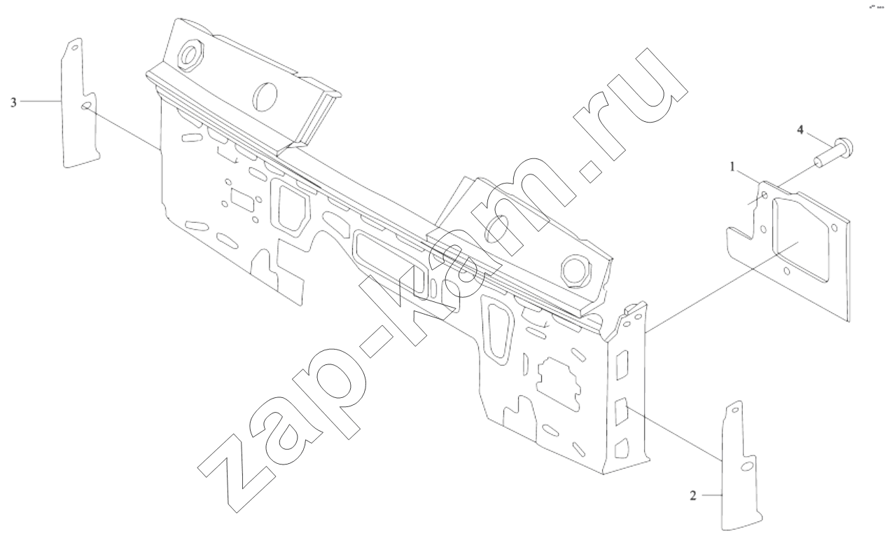 Схема/чертеж: DASHBOARD PANELLING / Shaanxi Shacman SX3255DR385