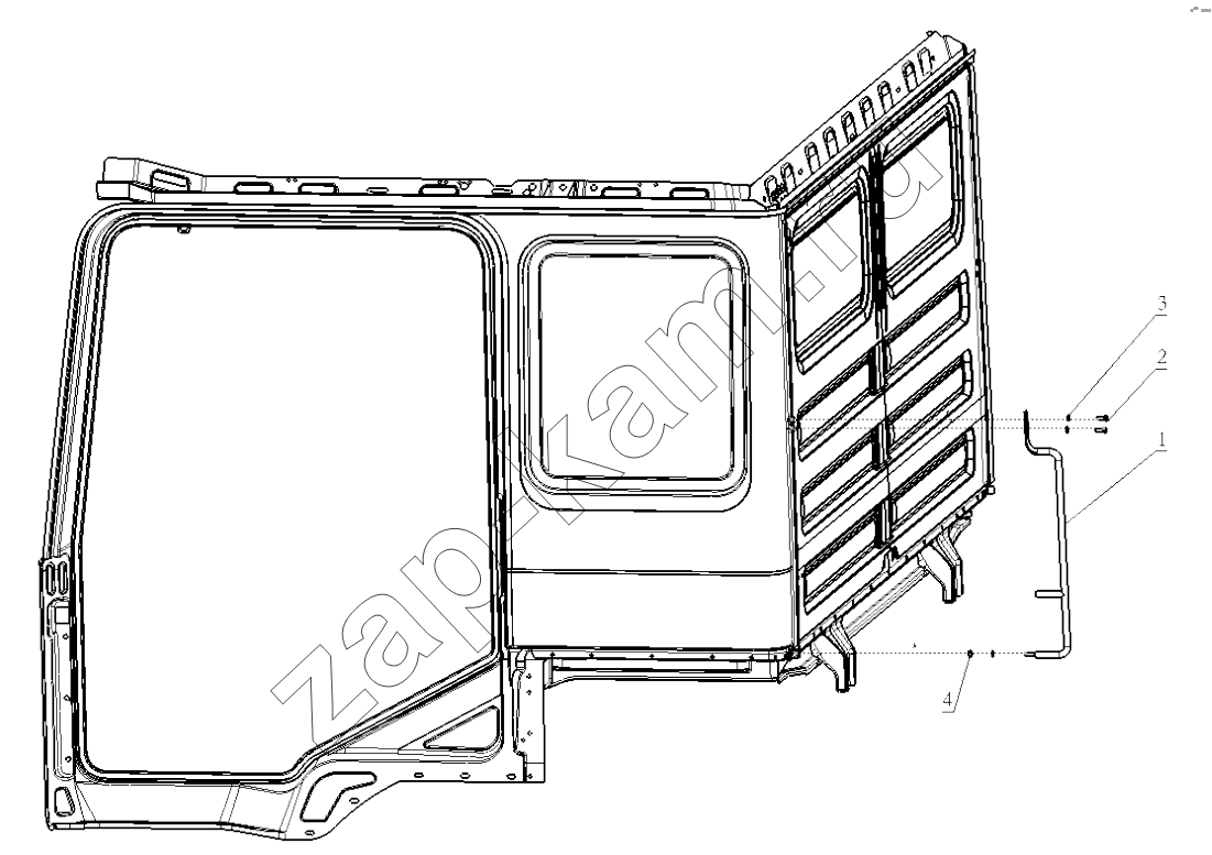 Схема/чертеж: DECORATIVE ASSEMBLY / Shaanxi Shacman SX3255DR385