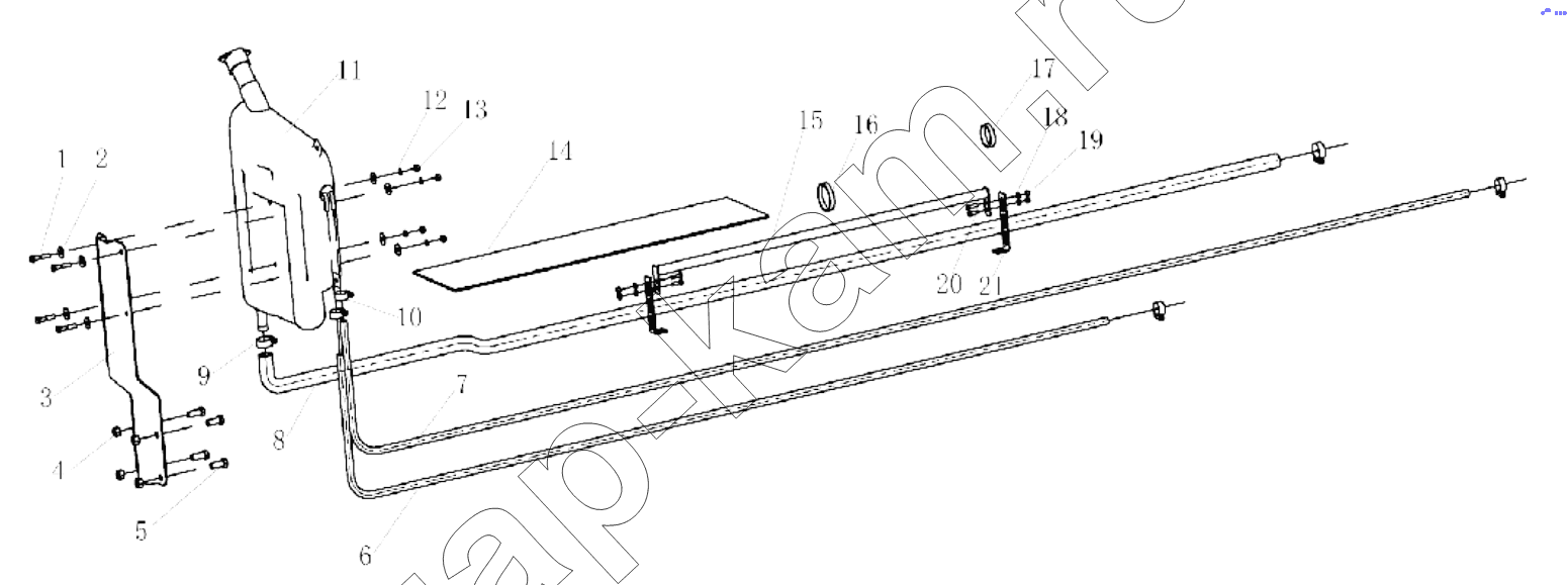 Схема/чертеж: EXPANSION BOX SYSTEM / Shaanxi Shacman SX3255DR385