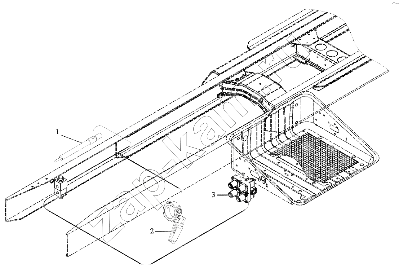 Схема/чертеж: EXHAUST BRAKE CONTROL / Shaanxi Shacman SX3255DR385