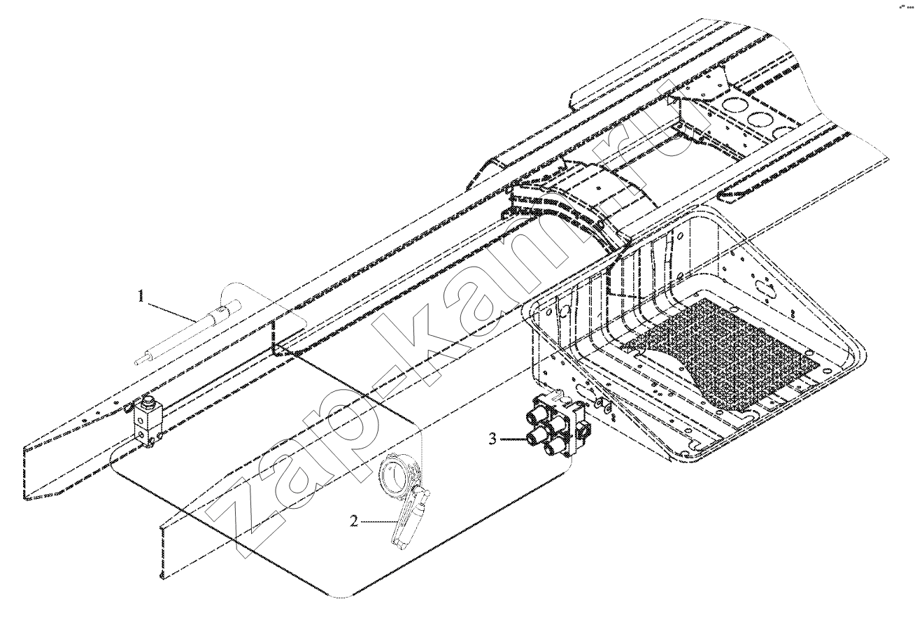 Схема/чертеж: EXHAUST BRAKE CONTROL / Shaanxi Shacman SX3255DR385