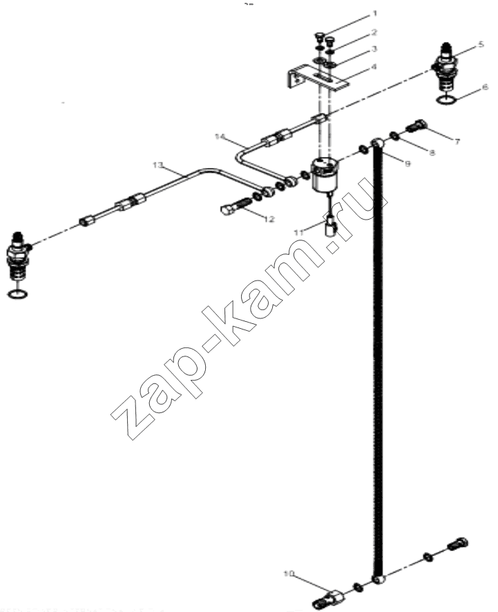 Схема/чертеж: FLAME PREHEATED EQUIPMENT / Shaanxi Shacman F2000