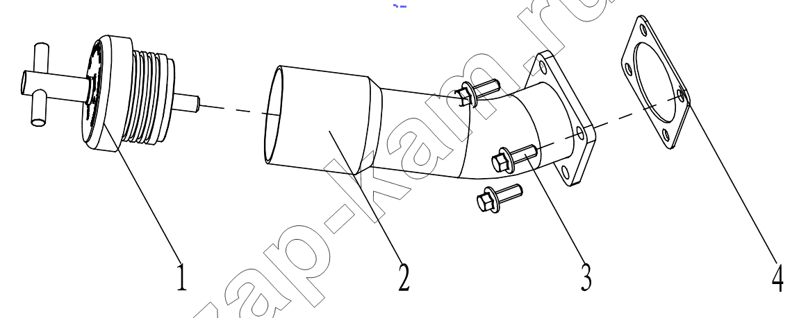 Схема/чертеж: A COMBINED FILLER PIPE GRP100010249 / Shaanxi Shacman F3000