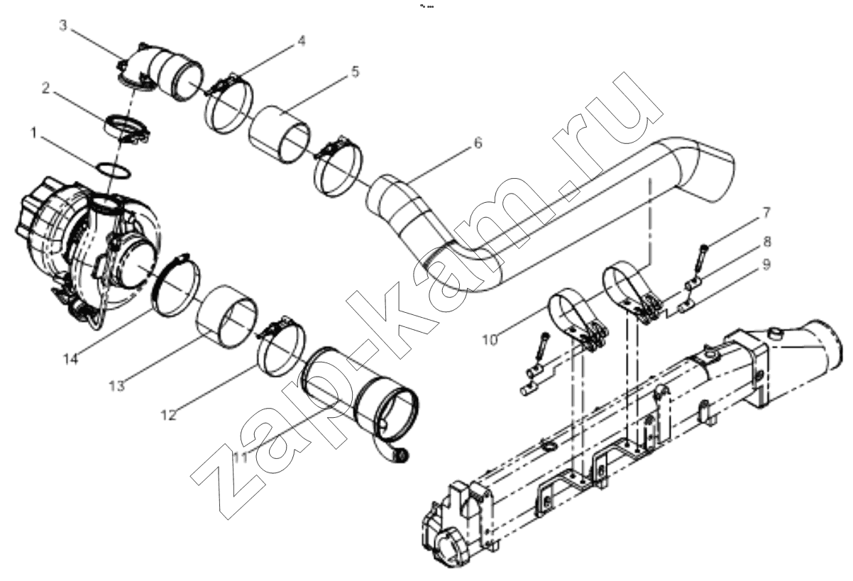Схема/чертеж: PIPELINE GROUP / Shaanxi Shacman F3000