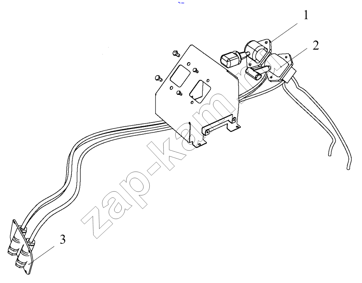 Схема/чертеж: PARKING BRAKE CONTROL DEVICE / Shaanxi Shacman F2000