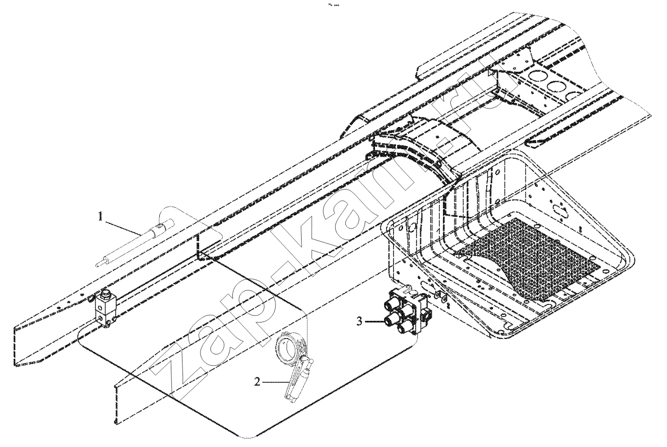 Схема/чертеж: EXHAUST BRAKE CONTROL / Shaanxi Shacman F3000