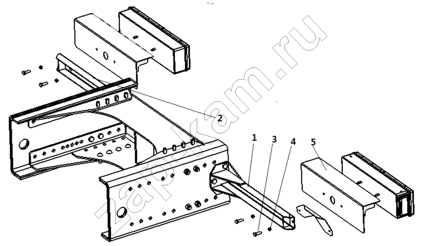 Схема/чертеж: TAILLIGHT BRACKET/UNIVERSAL/F2000 / Shaanxi Shacman F3000