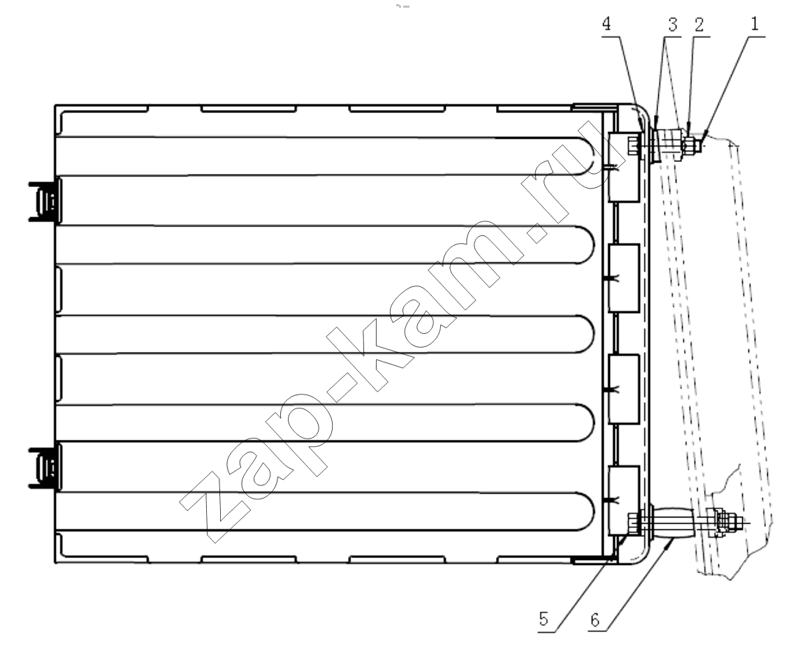 Схема/чертеж: BATTERY BOX / Shaanxi Shacman F2000