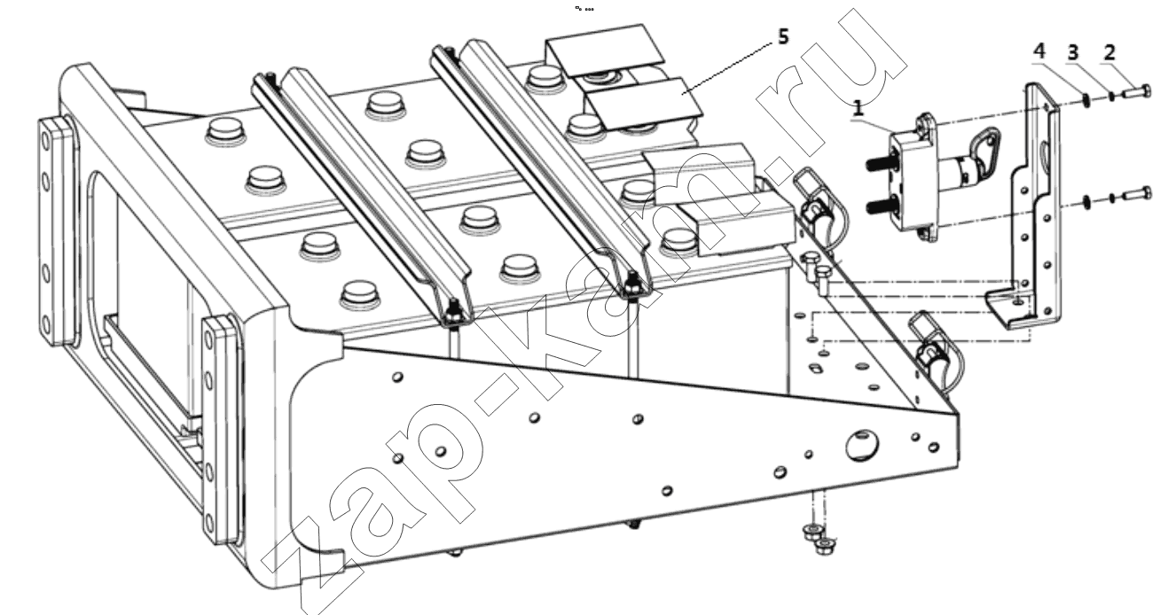 Схема/чертеж: MAIN BATTERY SWITCH / Shaanxi Shacman F3000