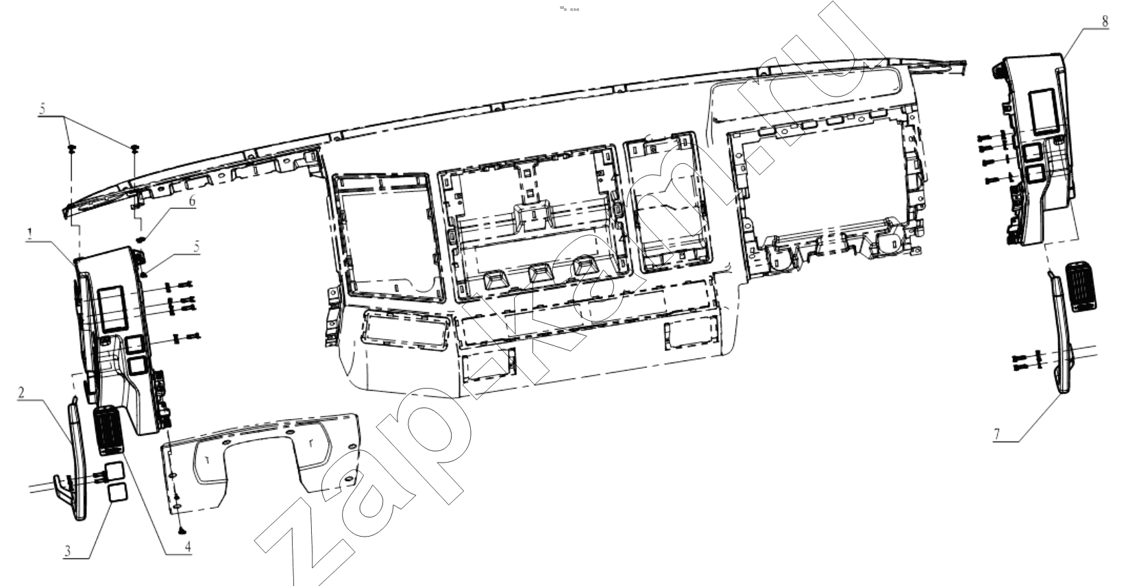 Схема/чертеж: HAND GRIPER / Shaanxi Shacman F3000