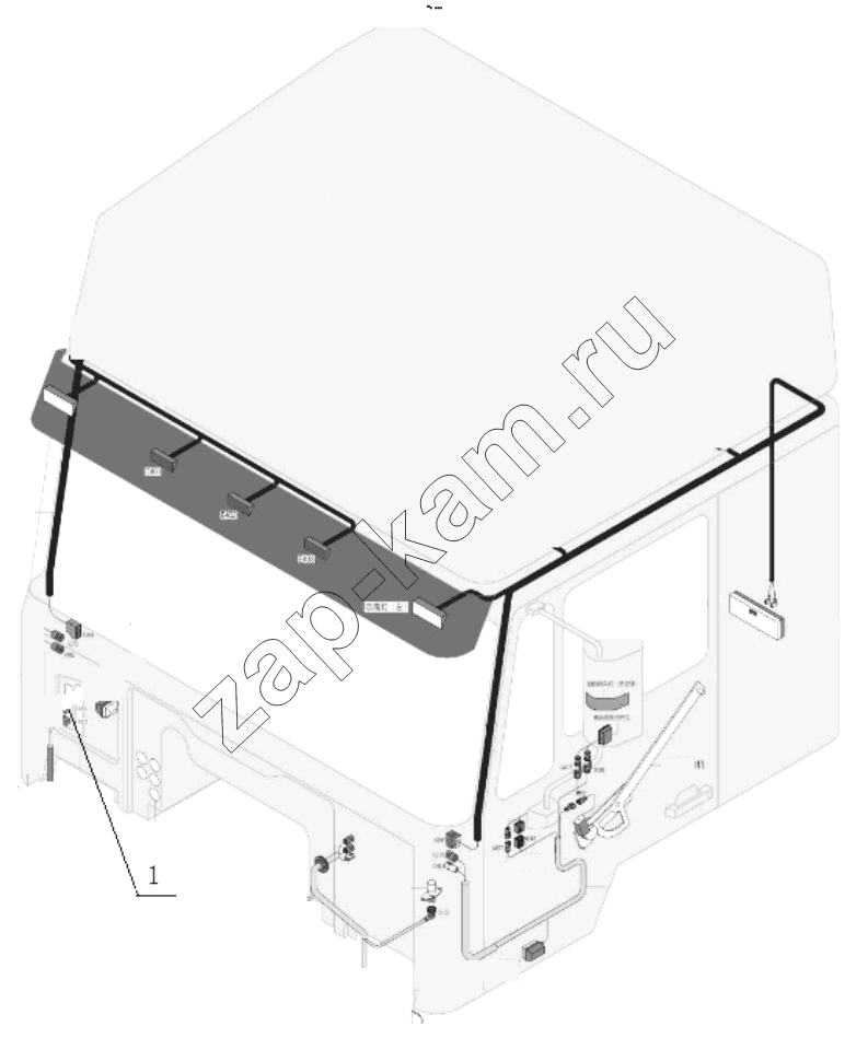 Схема/чертеж: WIRING / Shaanxi Shacman F2000