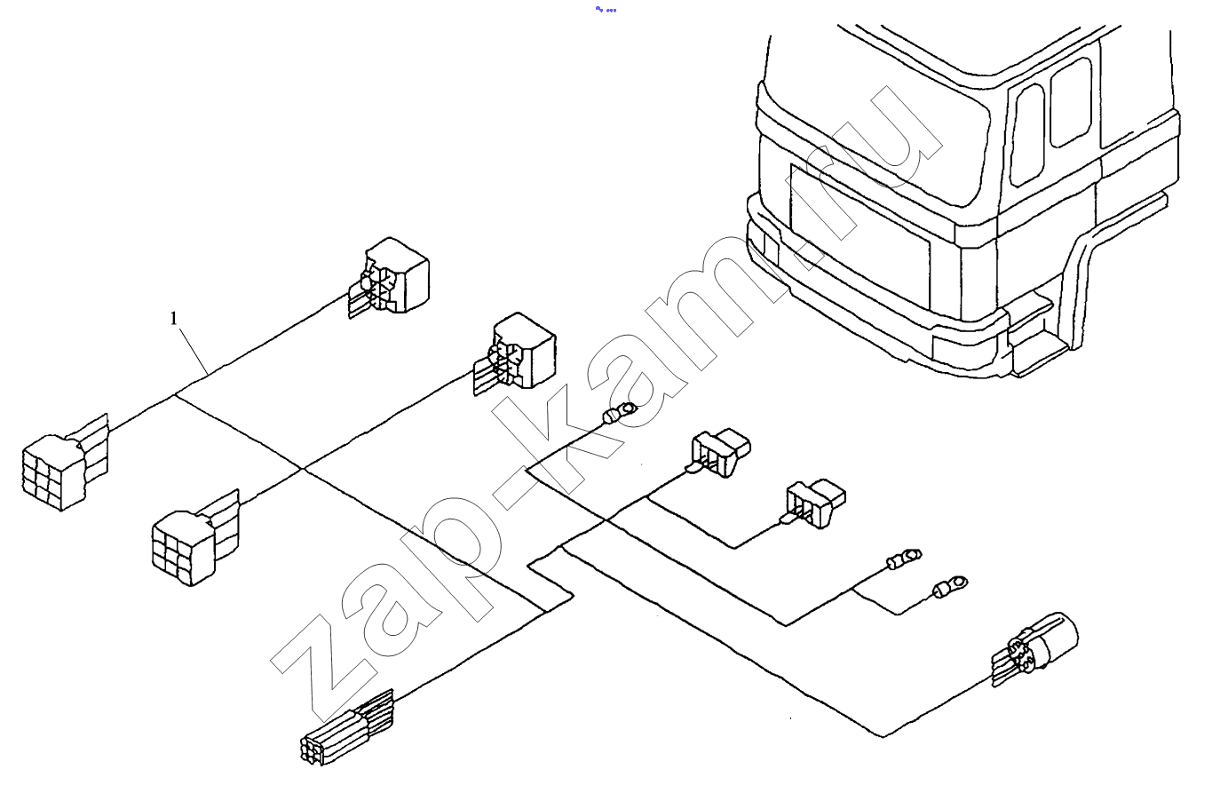 Схема/чертеж: WINDOW LIFTER WIRING / Shaanxi Shacman F2000